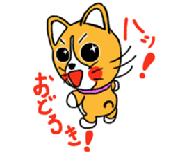 Smile! Corgi dog and rabbit. sticker #4019187