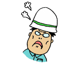 Construction worker's Bando sticker #4020412