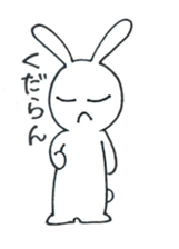 Expression of rabbit 2 sticker #4020556