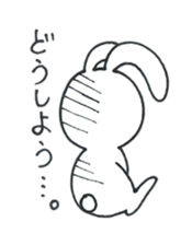 Expression of rabbit 2 sticker #4020558