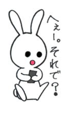 Expression of rabbit 2 sticker #4020559