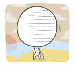 Child & Small White sticker #4021151