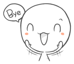 Child & Small White sticker #4021161