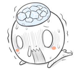 Child & Small White sticker #4021165