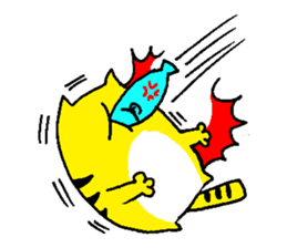 The Cat Who Wanted to Be a Tiger. sticker #4021427