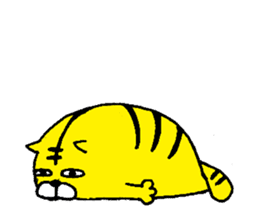 The Cat Who Wanted to Be a Tiger. sticker #4021437