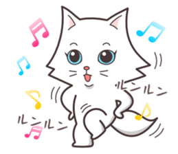 cute cat small snow(hot conversation) sticker #4021609