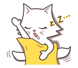 cute cat small snow(hot conversation) sticker #4021615