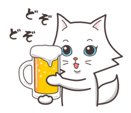 cute cat small snow(hot conversation) sticker #4021627