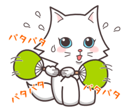 cute cat small snow(hot conversation) sticker #4021628