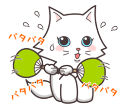 cute cat small snow(hot conversation) sticker #4021628