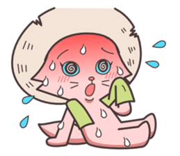 cute cat small snow(hot conversation) sticker #4021629