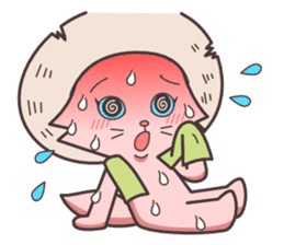 cute cat small snow(hot conversation) sticker #4021629