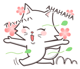 cute cat small snow(hot conversation) sticker #4021631