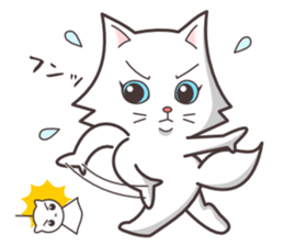 cute cat small snow(hot conversation) sticker #4021635