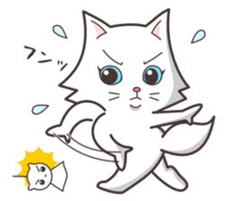cute cat small snow(hot conversation) sticker #4021635