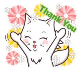 cute cat small snow(hot conversation) sticker #4021636