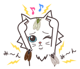 cute cat small snow(hot conversation) sticker #4021638