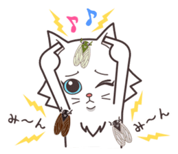 cute cat small snow(hot conversation) sticker #4021638
