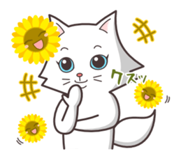 cute cat small snow(hot conversation) sticker #4021639