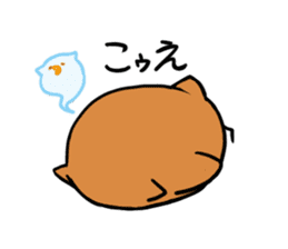 Hanamaki language owl sticker #4021792