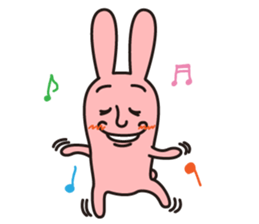 salt face rabbit sticker #4022321