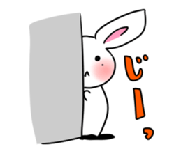 Sticker of cure rabbit sticker #4022570