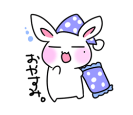 Sticker of cure rabbit sticker #4022574