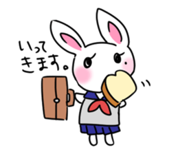 Sticker of cure rabbit sticker #4022587