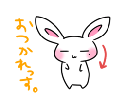 Sticker of cure rabbit sticker #4022591