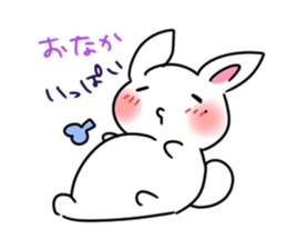 Sticker of cure rabbit sticker #4022596