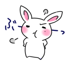 Sticker of cure rabbit sticker #4022598