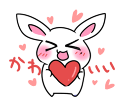 Sticker of cure rabbit sticker #4022599