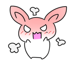 Sticker of cure rabbit sticker #4022602