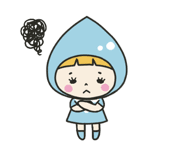 Raindrops fairy, Shizuku Chan sticker #4022771