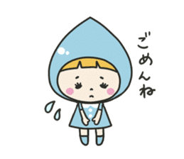 Raindrops fairy, Shizuku Chan sticker #4022772