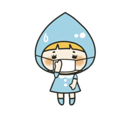 Raindrops fairy, Shizuku Chan sticker #4022781
