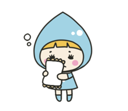Raindrops fairy, Shizuku Chan sticker #4022782