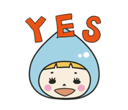 Raindrops fairy, Shizuku Chan sticker #4022787