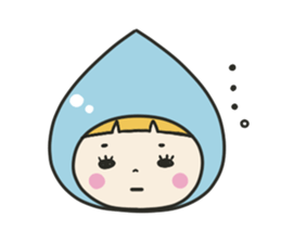 Raindrops fairy, Shizuku Chan sticker #4022792
