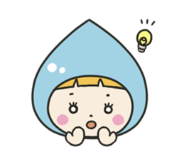 Raindrops fairy, Shizuku Chan sticker #4022794