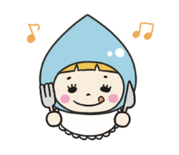 Raindrops fairy, Shizuku Chan sticker #4022797