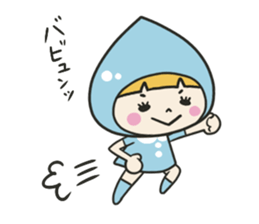 Raindrops fairy, Shizuku Chan sticker #4022805
