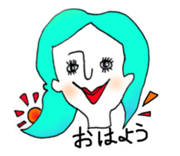 women sticker #4022969