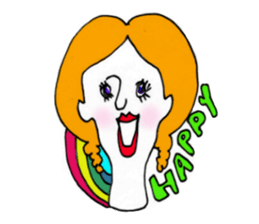 women sticker #4022973