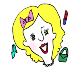 women sticker #4022979