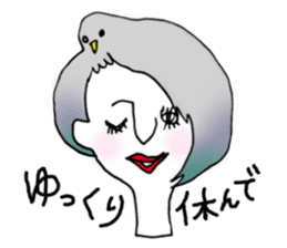 women sticker #4022991