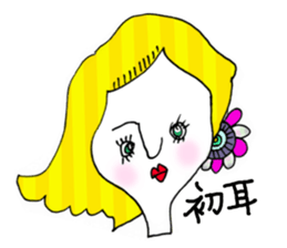 women sticker #4022999