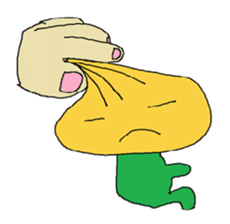 Onion Tama and a Hand sticker #4023333