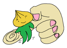 Onion Tama and a Hand sticker #4023338